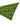 Green fabric bandana with beer mug pattern on a white background