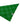 Green plaid fabric triangle with a brand label on a white background