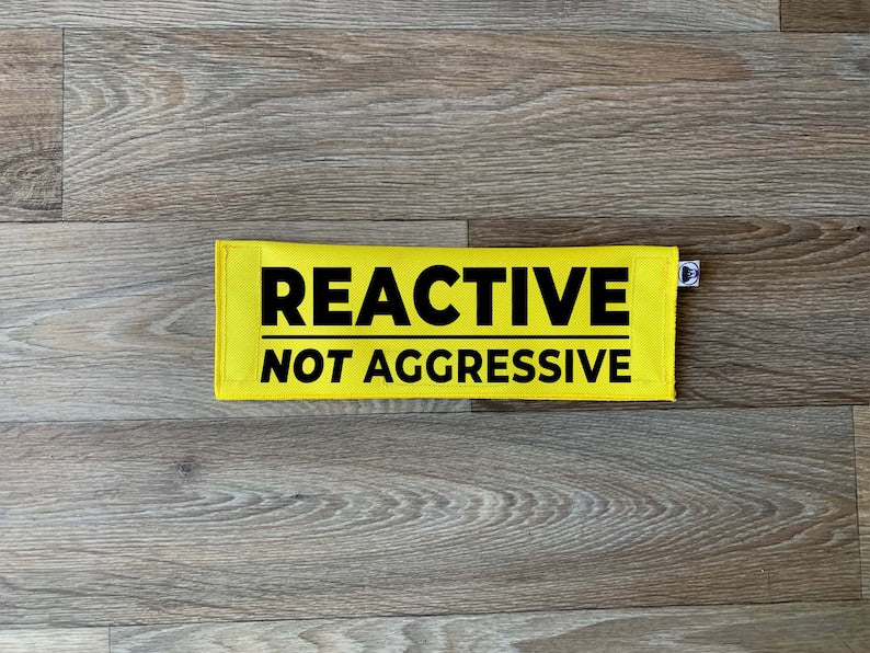 Non Reactive Sign Reactive - Not Aggressive Leash Sign – Best Friend Supplies Co.